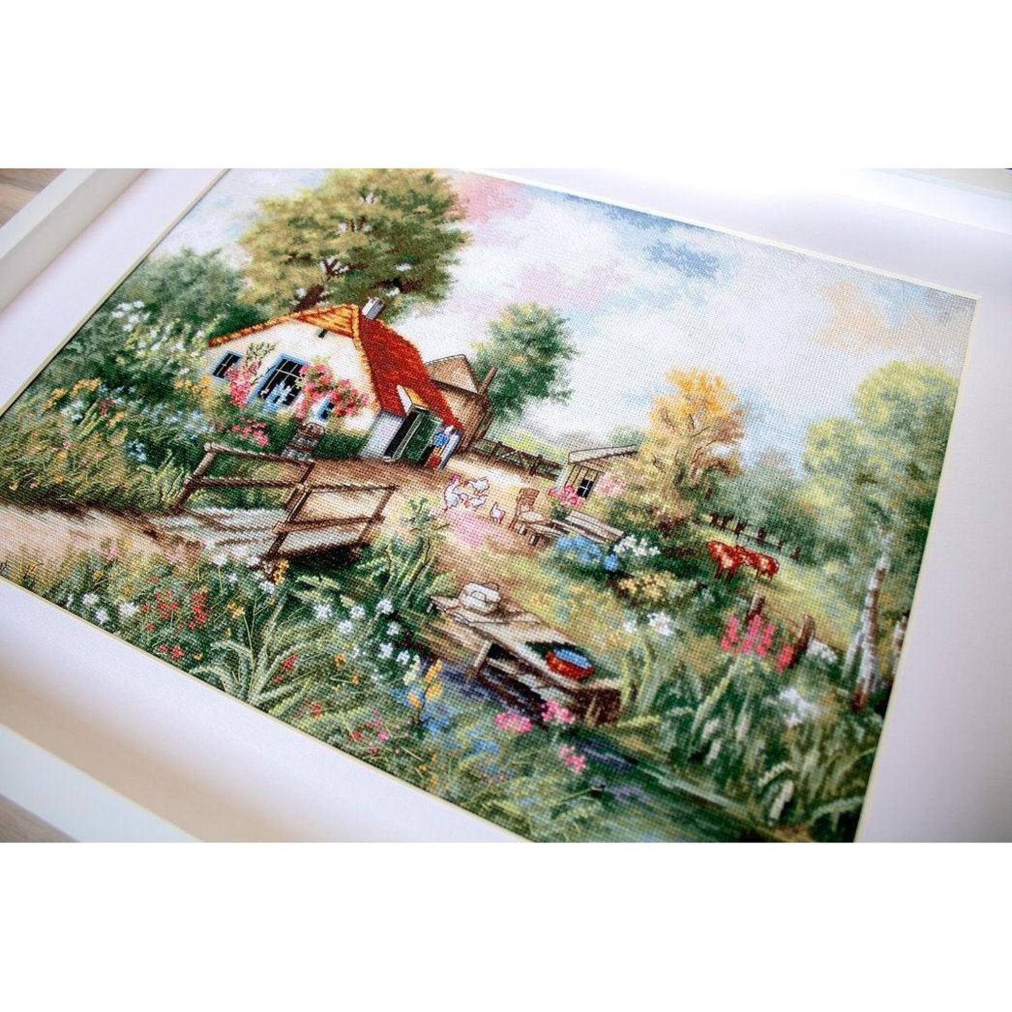 Luca-s Village Landscape Counted Cross Stitch Kit